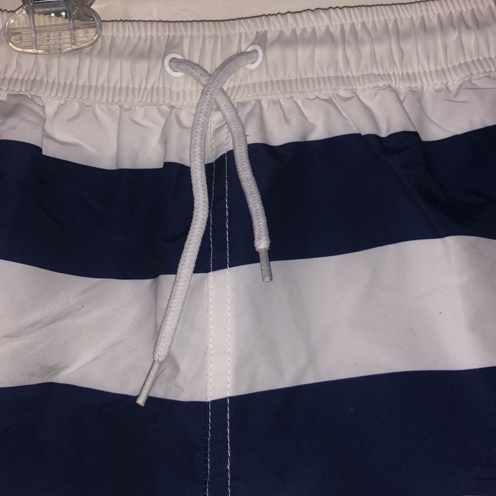 🆕 ASOS STRIPED SWIM SHORTS - Picture 2 of 9